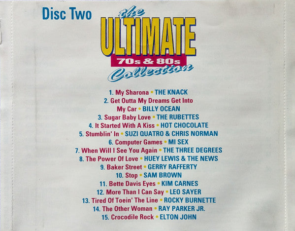 Various : The Ultimate 70's & 80's Collection (2xCD, Comp)