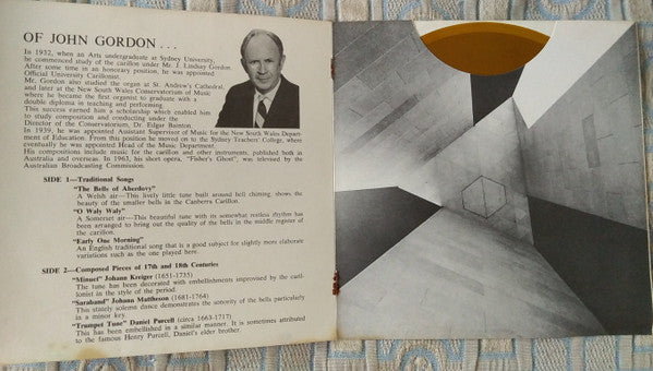 John Gordon (13) : The Canberra Carillon (Flexi, Mono)