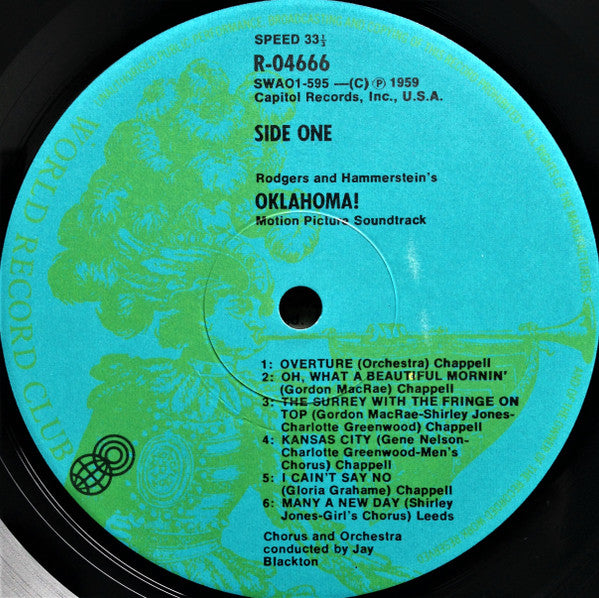 Various : Oklahoma! The Motion Picture Soundtrack (LP, Album, Club, RE, 4th)