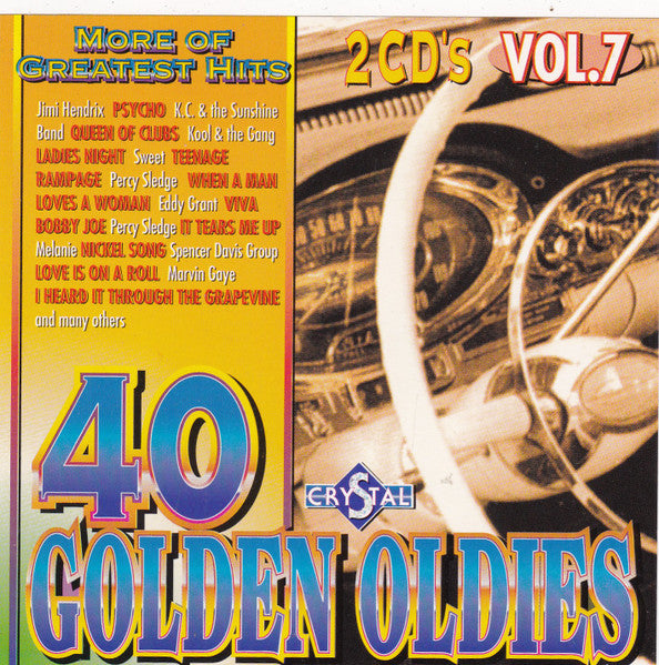 Various : 40 Golden Oldies Vol. 7 (2xCD, Comp)