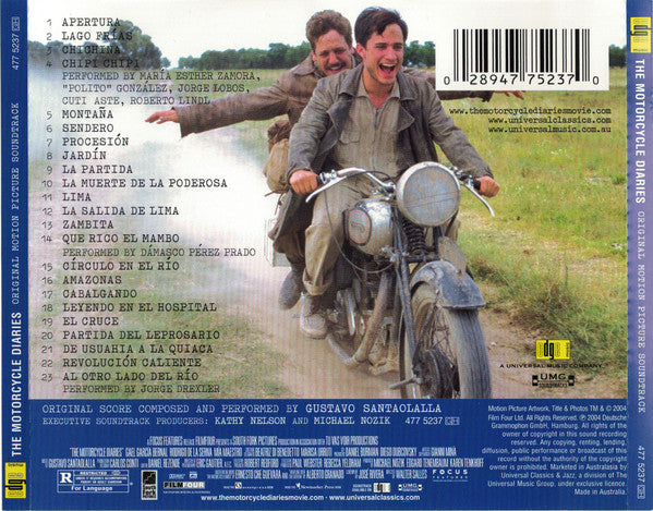 Gustavo Santaolalla : The Motorcycle Diaries - Original Motion Picture Soundtrack (CD, Album)