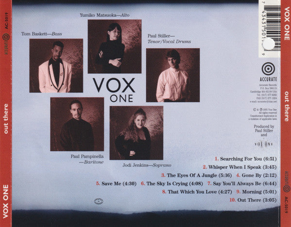Vox One : Out There (CD, Album)