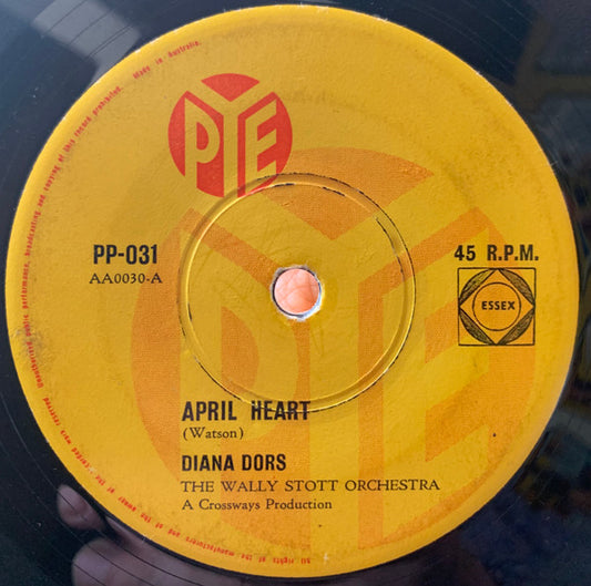 Diana Dors : April Heart (7")