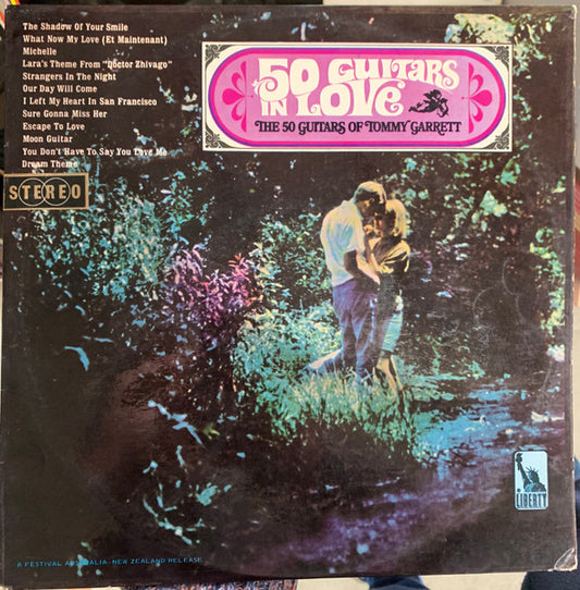 The 50 Guitars Of Tommy Garrett : The 50 Guitars In Love (LP, Album)