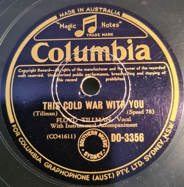 Frankie Yankovic And His Yanks / Floyd Tillman : Just Because / This Cold War With You (Shellac, 10")
