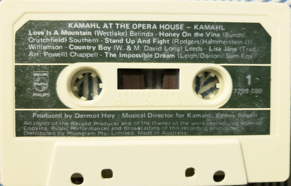 Kamahl : Kamahl At The Opera House (Cass)