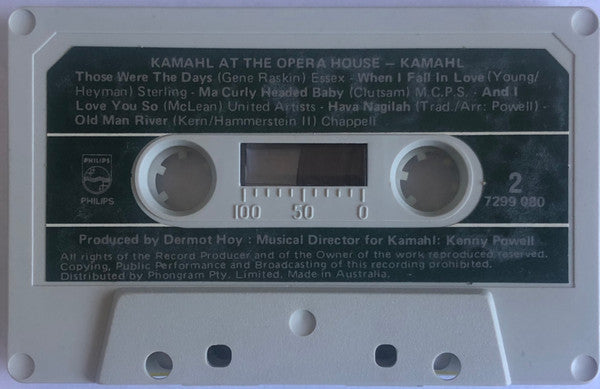 Kamahl : Kamahl At The Opera House (Cass)