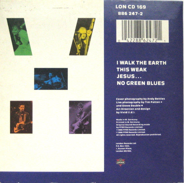 Voice Of The Beehive : I Walk The Earth (CD, Single)