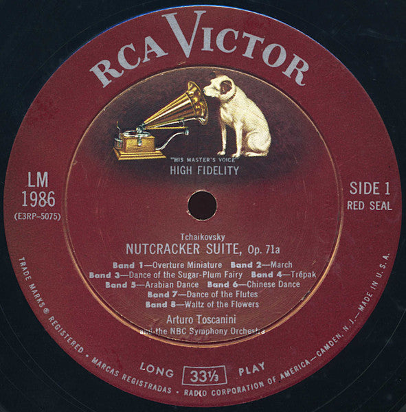 Pyotr Ilyich Tchaikovsky, Emil Waldteufel, Gioacchino Rossini, NBC Symphony Orchestra, Arturo Toscanini : Nutcracker Suite / The Skaters Waltz / William Tell: Overture (LP, Album, RE)