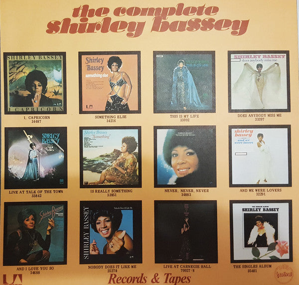 Shirley Bassey : The Shirley Bassey Singles Album (LP, Comp)