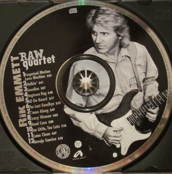 Rik Emmett : Raw Quartet (CD, Album)