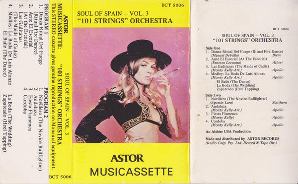 101 Strings : The Soul Of Spain - Volume 3 (Cass, Album)
