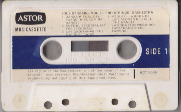 101 Strings : The Soul Of Spain - Volume 3 (Cass, Album)