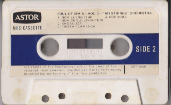 101 Strings : The Soul Of Spain - Volume 3 (Cass, Album)