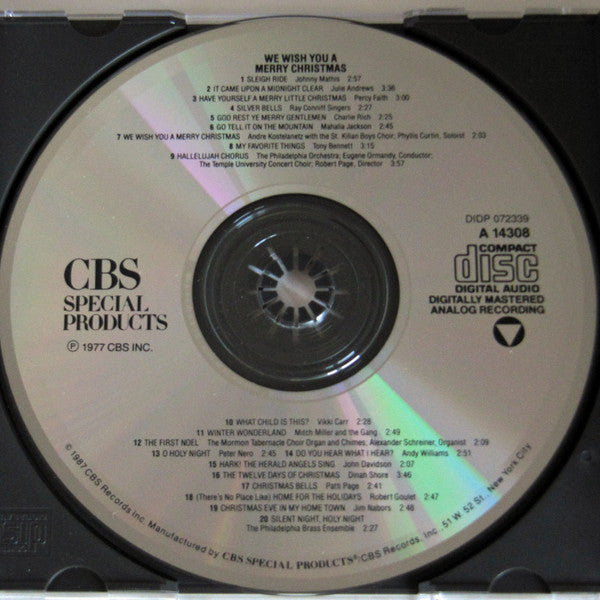 Various : We Wish You A Merry Christmas (CD, Comp, RE)