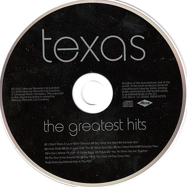 Texas : The Greatest Hits (CD, Comp)