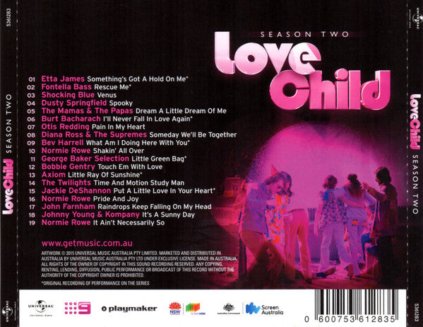 Various : Love Child Season Two (CD, Album, Comp)