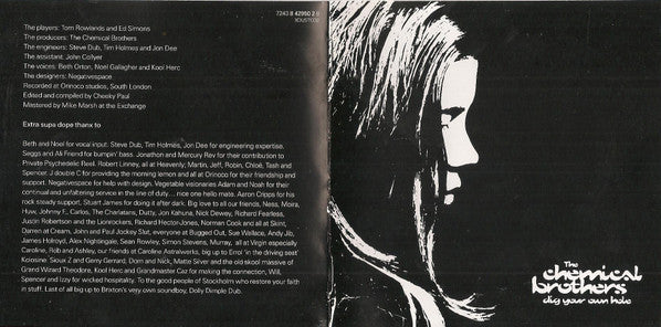 The Chemical Brothers : Dig Your Own Hole (CD, Album)