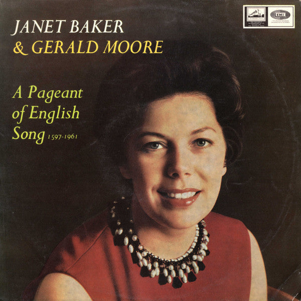 Janet Baker, Gerald Moore, Robert Spencer (2) : A Pageant Of English Song (LP)