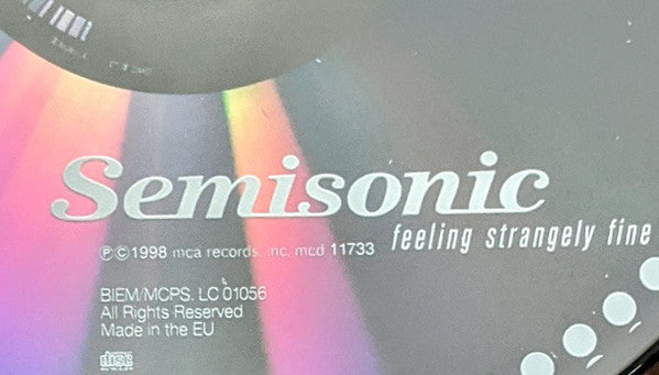 Semisonic : Feeling Strangely Fine (CD, Album)