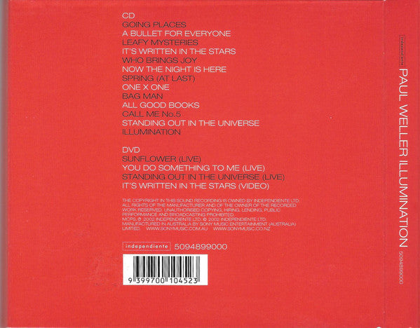 Paul Weller : Illumination (CD, Album + DVD, Ltd, NTSC)