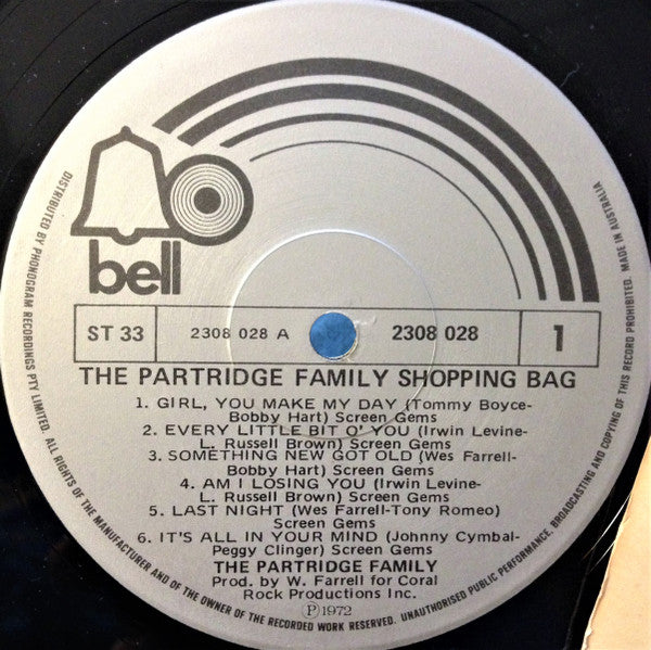 The Partridge Family : Shopping Bag (LP, Album)