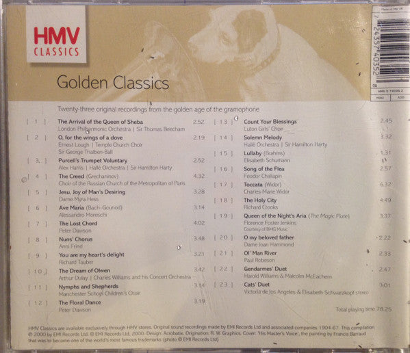 Various : Golden Classics (CD, Comp, Mono, RM)