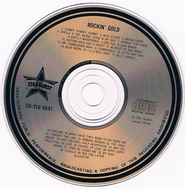 Various : Rockin' Gold (CD, Comp, Yel)