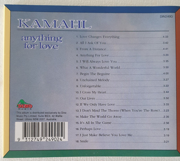 Kamahl : Anything For Love (CD, Album)
