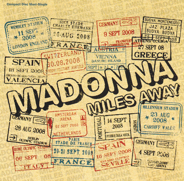Madonna : Miles Away (CD, Maxi)