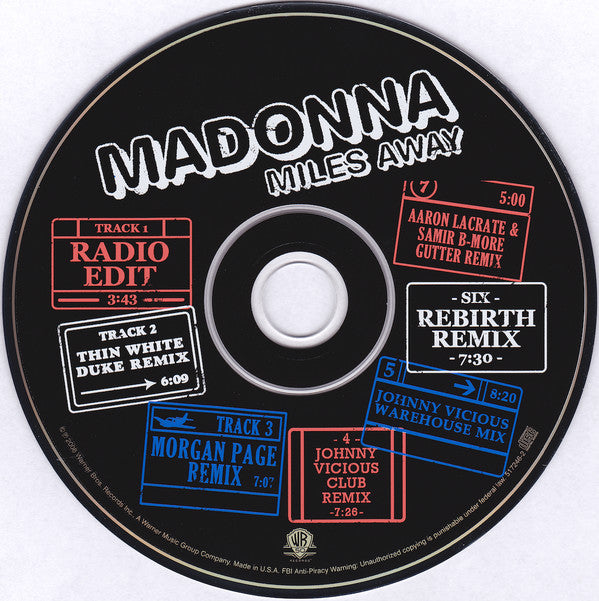 Madonna : Miles Away (CD, Maxi)