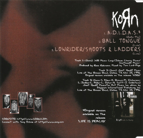 Korn : A.D.I.D.A.S. (CD, Maxi)