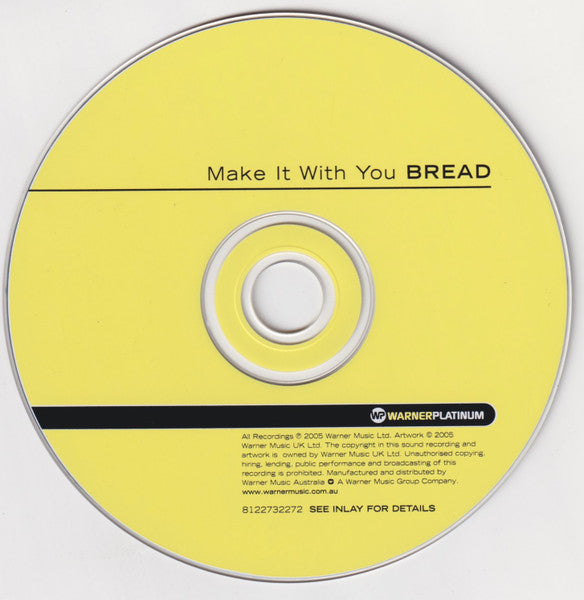 Bread : Make It With You - The Platinum Collection (CD, Comp)