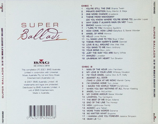 Various : Super Ballads (2xCD, Comp)