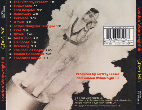 Loudon Wainwright III : Grown Man (CD, Album)
