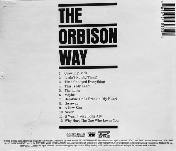 Roy Orbison : The Orbison Way (CD, Album, RE)