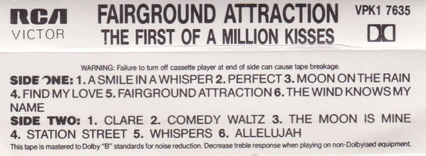 Fairground Attraction : The First Of A Million Kisses (Cass, Album)