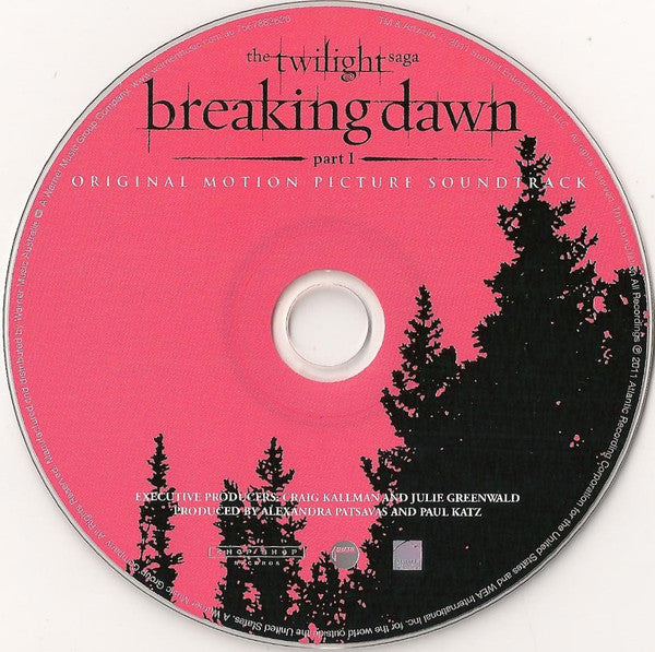 Various : The Twilight Saga: Breaking Dawn, Part 1 (Original Motion Picture Soundtrack) (CD, Album, Comp)