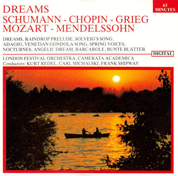 Schumann* - Chopin* - Grieg* - Mozart* - Mendelssohn*, London Festival Orchestra (2), Camerata Academica* Conductors: Kurt Redel, Carl Michalski, Frank Shipway : Dreams (CD, Comp)