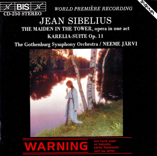 Jean Sibelius / The Gothenburg Symphony Orchestra*, Neeme Järvi : Maiden In The Tower (Jungfrun I Tornet) / Karelia Suite, Op.11 (CD, Album)
