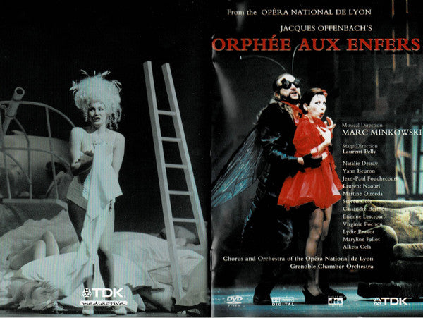 Jacques Offenbach, Natalie Dessay, Laurent Naouri, Jean-Paul Fouchécourt, Yann Beuron, Ewa Podleś, Patricia Petibon, Jennifer Smith (3), Véronique Gens, Steven Cole, Chœurs De L'Opéra De Lyon Et Orchestre National De L'Opéra De Paris, Marc Minkowski : Orphée aux Enfers (DVD-V, PAL)