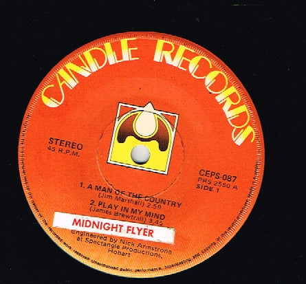 Midnight Flyer* : A Man of The Country (7", EP)
