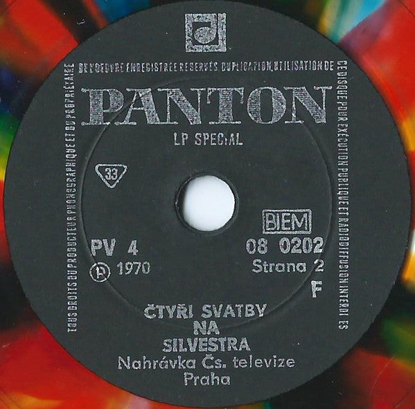 Břevnovanka : Čtyři Svatby Na Silvestra (7", Mono, P/Mixed, RP, Mul)