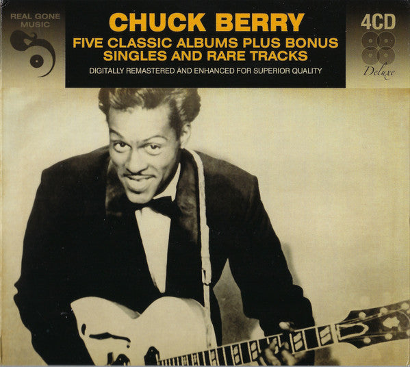 Chuck Berry : 5 Classic Albums Plus Bonus Singles And Rare Tracks (4xCD, Comp, RE, RM)