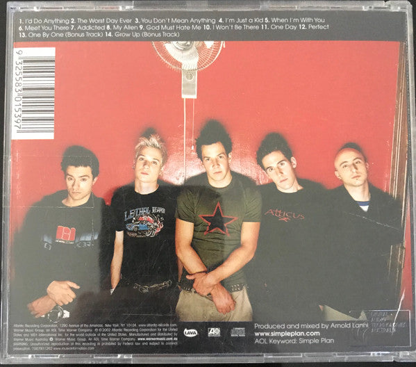 Simple Plan : No Pads, No Helmets...Just Balls (CD, Album)