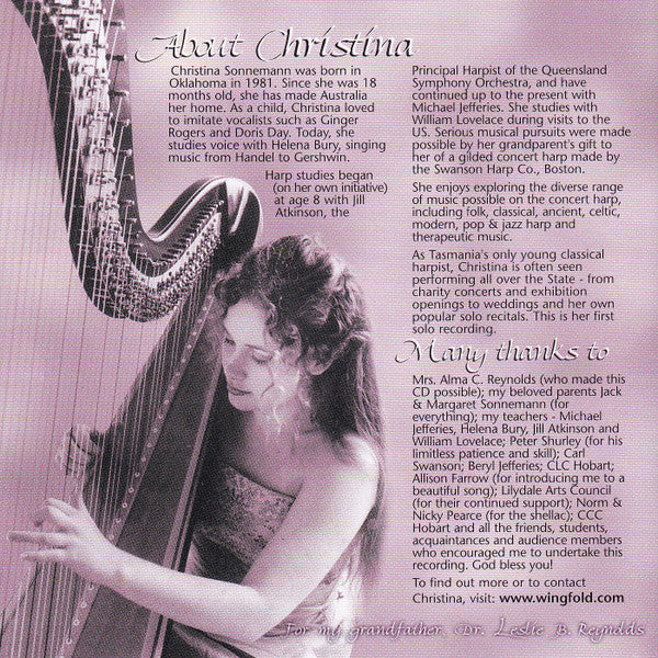 Christina Sonnemann : The Girl With The Flaxen Hair (CD, Album)