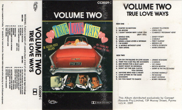Various : True Love Ways (2xCass, Comp)