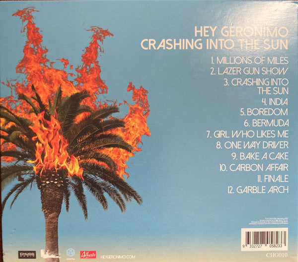 Hey Geronimo : Crashing Into The Sun (CD, Album)