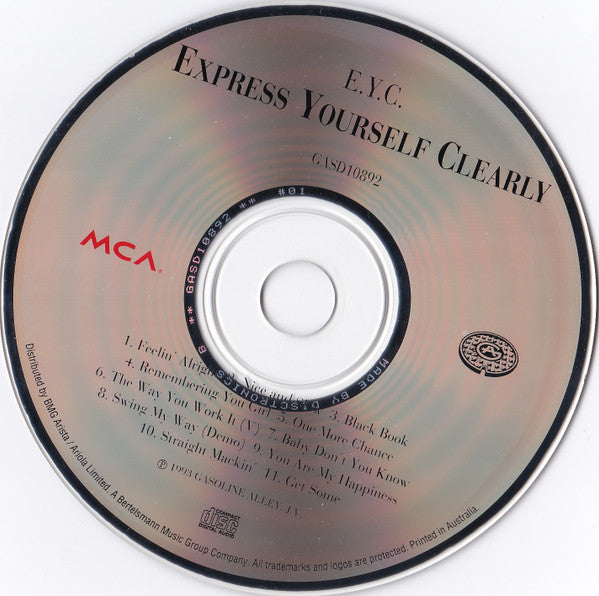 E.Y.C. : Express Yourself Clearly (CD, Album)