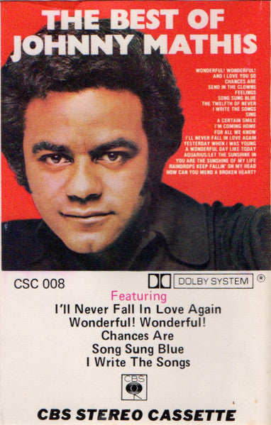 Johnny Mathis : The Best Of Johnny Mathis (Cass, Comp)